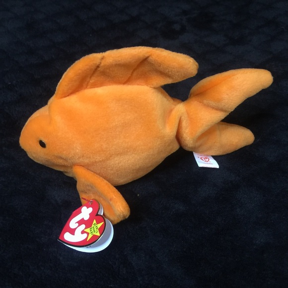 TY 1993 Goldie the Fish Beanie Baby - Picture 3 of 7